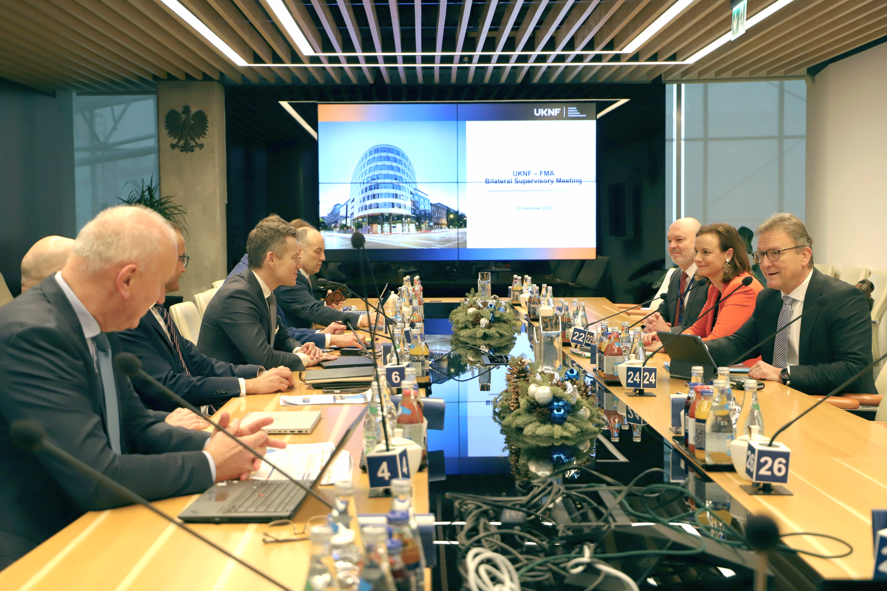 Spotkanie Kierownictwa UKNF z przedstawicielami austriackiego organu Spotkanie Kierownictwa UKNF z przedstawicielami austriackiego organu